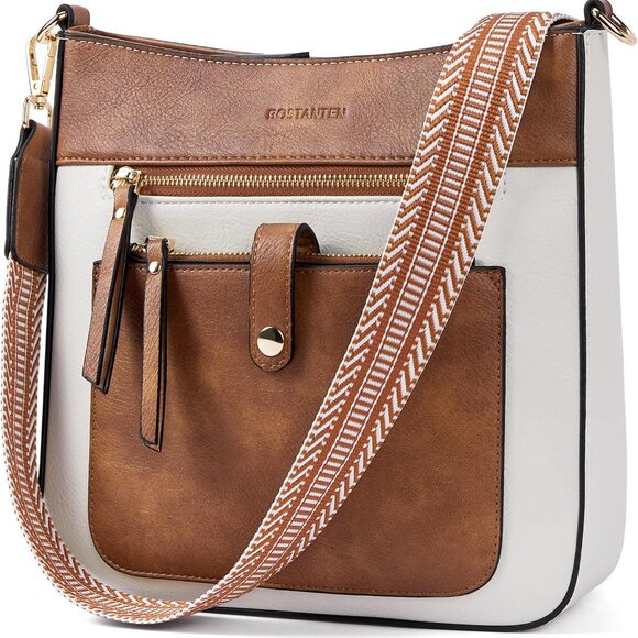 Crossbody Bags for Women Vegan Leather Hobo Purses Shoulder Handbags with Detach